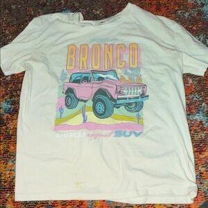 Ford Bronco Cream Graphic T-Shirt